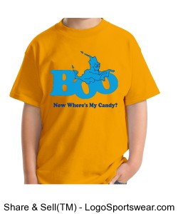 BOO Halloween T-Shirt Design Zoom